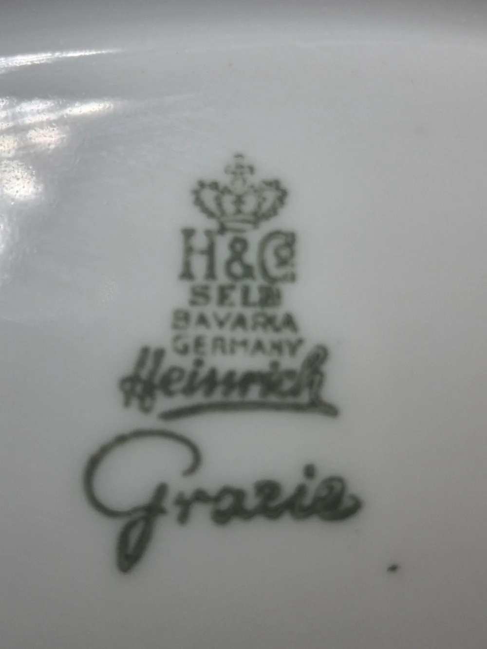 Vintage German  H&C Selb Bavaria Germany 
